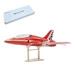 Newcomer RC Helicopter, MinimumRC Red Arrow F-15 Aircraft 2.4G 3CH Multi-Protocol RC Ducted Fan Aircraft Model with Motor (Kit Single Version)