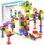 PicassoTiles 70 PCs Marble Run Maze