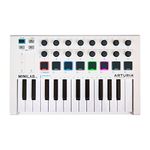 Arturia MINILAB MKII Universal MIDI Controller MiniLab MkII Keyboard Controller Features a Great-Feeling Keybed with 25 Slim Keys, 16 Knobs, 8 Pads and Touch Controls in a Space Saving Package