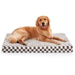 JOEJOY Orthopedic Dog Bed Extra Large Dog Bed with Removable Washable Cover, Memory Foam Dog Crate Mattress Dog Mat with Egg-Crate Foam, Xl Dog Pillow Bed XXL for German Shepherd, Chocolate/105x72x8cm