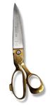 RT SHOP High Carbon Funner Brass 8 Inch Clothes Tailor Scissor Fabric Scissor For Sewing and Multipurpose