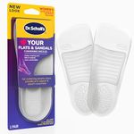 Dr. Scholl's Cushioning Insoles for Flats and Sandals, All-Day Comfort in Flats, Boots, (for Women's 6-10), New