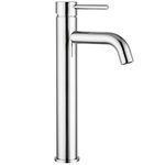 GAPPO Mono Basin Mixer Tap Single Lever Tall Counter Bathroom Sink Taps Lead, Chrome