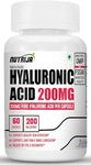 NutriJa Hyaluronic Acid 200mg Double strength | Promotes healthy Skin (120 Capsules)