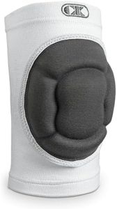 Cliff Keen Impact Bubble Wrestling Knee Pad (White/Charcoal)
