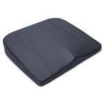 kingphenix Premium Car Seat Cushion, Memory Foam Driver Seat Cushion to Improve Driving View- Coccyx & Lower Back Pain Relief - Seat Cushion for Car, Truck, Office Chair (Classic Black)