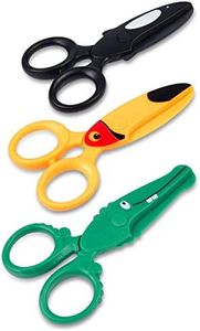 Sopito 3PCS Children Safety Scissors Toddler Craft Scissors Preschool Training for Kids Cutting Paper