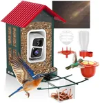 SOLIOM Solar Bird Feeder with Camer
