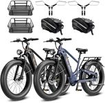 Jasion Thunder Pro Electric Bike,2000W Peak Ebikes for Adults,26''Fat Tire Best Ebike for Men,90 Miles with 1040Wh Removable Battery,35+MPH Max Speed Bicycles,500LB Capacity