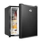 Walsh WSR17BK Compact Refrigerator, 1.7 Cu.Ft Single Door Fridge, Adjustable Mechanical Thermostat with Chiller, Reversible Doors, Black