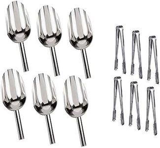 Black Menba Sweet Candy Buffet Ice Tongs & Scoops (6 sets)