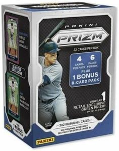 PANINI AMERICA 2021 Panini Prizm Baseball 7-Pack Blaster Box (Green Prizms|)