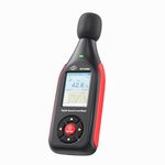 Benetech Decibel Meter, Sound & Noise Decibel Level Reader Monitor, SPL Meter 30dB to 130dB(A) with Record, Visual Alarm, A/C Weighted, Rechargeable for Home, Classroom (GT1355A)