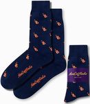 AUSCUFFLINKS Violin Musician Violinist Orchestra Socks for Him | Present for Men | Music Band Orchestra Socks | Present for Work Colleague | Bday Prezzie for Guys (Violin)