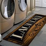 Pauwer Farmhouse Laundry Room Rug Runner 20"X59" Non Slip Laundry Rugs and Mats for Laundry Room Decor Washable Runner Rugs for Kitchen Floor Laundry Room Bathroom Hallway Entryway Area Rugs