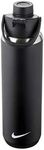 Nike HY2017 Stainless Steel Recharge Chug Bottle, Black, F