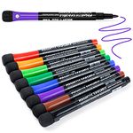 Whiteboard Pens Whiteboard Markers: 8 Colours Magnetic White Board Markers Erasable White Board Pens, Dry Wipe Markers Fine Tip Whiteboard Pen for Kids Whiteboards Wall Planner, Thin Dry Erase Marker