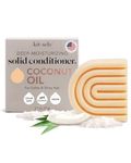 Kitsch Coconut Oil Deep-Moisturizing Conditioner Bar - Bottle-free Holiday Gift Conditioner Nourishes & Restores Dry & Damaged Hair Less Breakage Chemical-free Daily Conditioner for All Hair Types