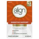 Align Probiotic Digestive Support, IBS Symptom Relief : Gas, Abdominal Discomfort, Bloating, Helps Healthy Intestinal Flora, 42 Capsules