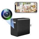 LIBREFLY Hidden Camera Charger - WiFi Spy Camera - USB Charger Camera - Small Wireless Security Camera - Tiny Nanny Cam - Full HD 1080P