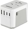 TESSAN Adaptateur Prise Universelle, Adaptateur Universel de Voyage avec 5 USB Puissance Totale 28W, International Voyage Accessoires France vers USA Anglaise Thailande Japon Australie Chine