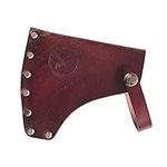 Kyien Leather Hatchet Sheath Axe Sheath Leather Axe Cover Sheath Axe Protector Tool Leather Axe Head Cover Axe Head Sheath Protect Cover with Leather