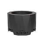 Blue Sky Outdoor Living Blue Sky Outdoor Living 24” Steel Peak Patio Smokeless Fire Pit, Firewood and/or Wood Pellet Burning