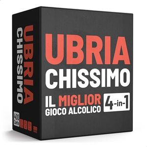 SLSK Games Ubriachissimo - Il Gioco alcolico definitivo - Gioco di alcolici con 500 Carte - Gioco di alcolici - Gioco di Carte - Giochi di Partito per Adulti - 18+ - Edizione Italiana