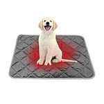 NICEYEA Pet Self Warming Pad Self Heating Dog Mat Winter Extra Warm Thermal Throw Blanket Cat Warming Bed Mat with Soft Non-Slip Bottom