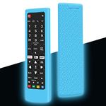 Silicone Protective Case for LG Remote Control AKB75095308 AKB74915324 AKB73715601, Non-Slip Case Compatible with LG TV Remote (Glow Blue)