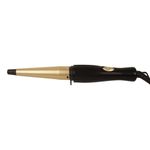 Bauer 38870 Tourmaline Coated Curling Wand/Produces Professional Looking Curls for All Hair Types / 13mm to 19mm Cone Shaped Barrell / 180° Heat / 360° Swivel Cord/Cool Touch Tip