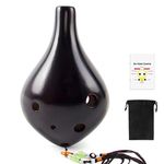 Aklot 6 holes Ocarina Alto C Ceramic Ocarinas for Kids Beginner