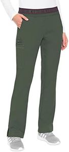 Med Couture Touch Women's Yoga Cargo Ally Scrub Pant Olive 4XL