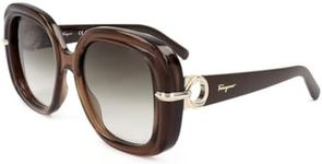 SALVATORE FERRAGAMO Women's sunglasses, black, 70