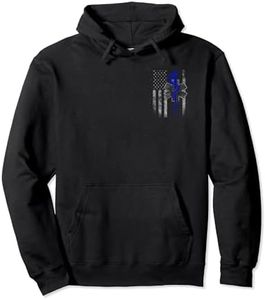 Two-Sided EMT / First Responder Flag Hoodie Long Sleeve