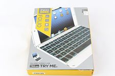 ZAGG Folio Case with Backlit Bluetooth Keyboard for Apple iPad Mini-White (ZKMHFWHLIT103)