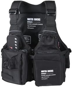 Water Rocks WRLV-3137-01 Short Life Vest Black F
