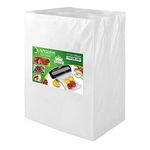 WVacFre 100 Gallon Size11x16Inch Food Sealer Vacuum Sealer Bags with Commercial Grade,BPA Free,Heavy Duty,Great for Food Vac Storage or Sous Vide Cooking