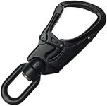 ProClimb Forged Aluminum Carabiner Snaphook | Perfect for Rock Climbing, Arborists, Fire Fighters, Rescue Ops