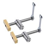 2Pcs Table Workbench Fast Fixed Clip Clamps for 20MM Hole, DIY Positioning Woodworking Adjustable Desktop Clips, Fixture Vise Benches Joinery Carpenter Tool for Woodworking Benches Tools