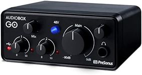 PreSonus AudioBox GO, USB-C, Audio Interface, For Music Production with Studio One DAW Recording Software, Music Tutorials, Sound Samples and Virtual Instruments