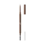 e.l.f. Micro-Fine Brow Pencil, Waterproof Brow Colour & Spoolie for Shaping Brows & Creating a Feathered Natural-Looking Finish, Vegan & Cruelty-Free, Deep Brown