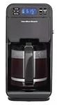 Hamilton Beach Elite 12 Cup Programmable Coffee Maker in Black Stainless Steel