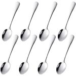 Mini Espresso Coffee Spoons, 4.9 Inches Stainless Steel Small Dessert Teaspoons, Specialty Demitasse Tiny Stirring Spoon Set of 8…