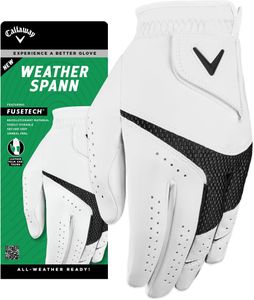 Callaway Golf Glove – White, Premium Fit