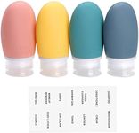 Opret 4 Pcs 60ml Silicone Travel Bo