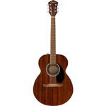 Fender DE FA-135 Concert All-Mahogany Acoustic Guitar, Walnut Fingerboard, Natural