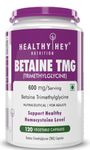 HealthyHey Nutrition Betaine Trimethylglycine (TMG) - 120 Veg. Capsules