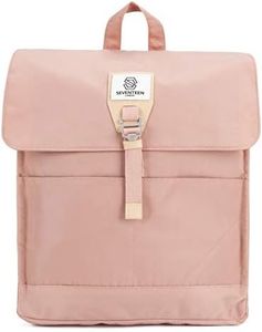 SEVENTEEN LONDON - Mochila moderna y elegante 'Ilford' en rosa en estilo mochila - perfecta para una computadora portátil de hasta 13"