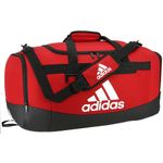 adidas Unisex-Adult Defender Medium Duffel Bag, mazz red, One Size Fits All